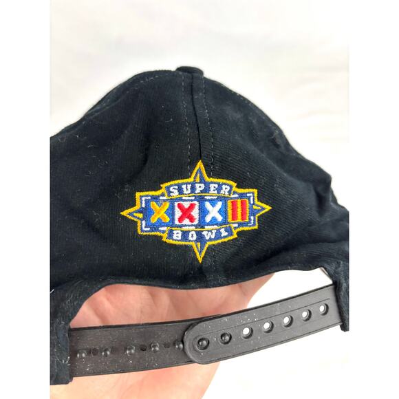 Vintage Denver Broncos Super Bowl 32 XXXII Snapback Hat NFL OS 1990's - Picture 8 of 13